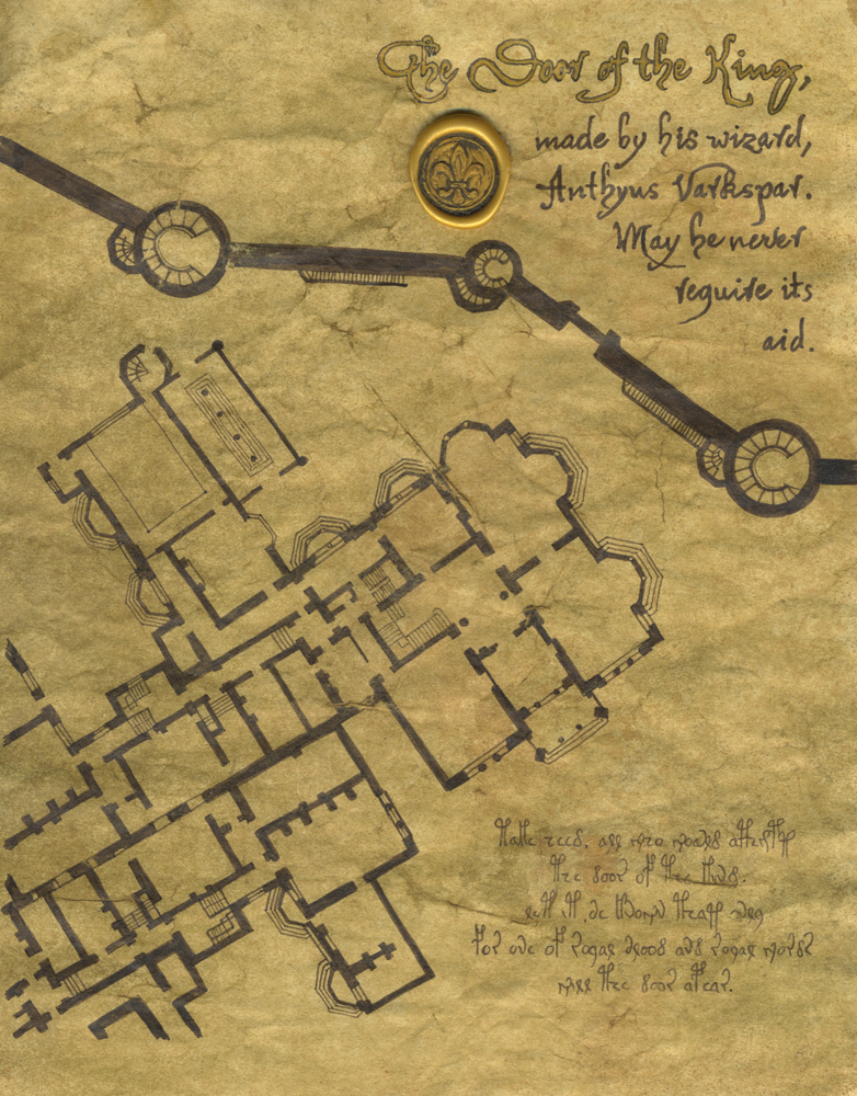 King Kelman's map from The False Princess